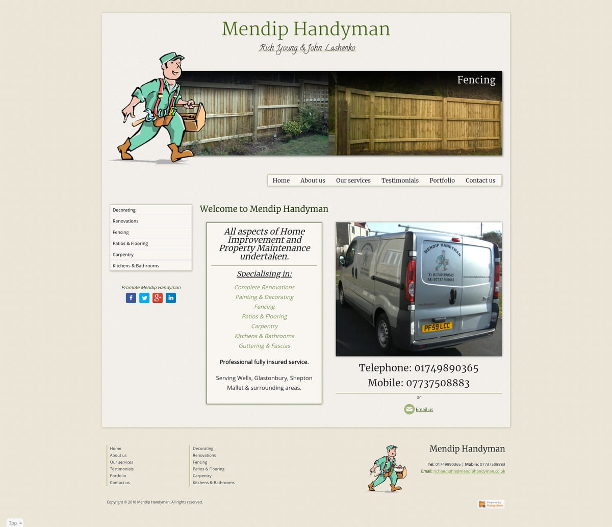 Before redesign